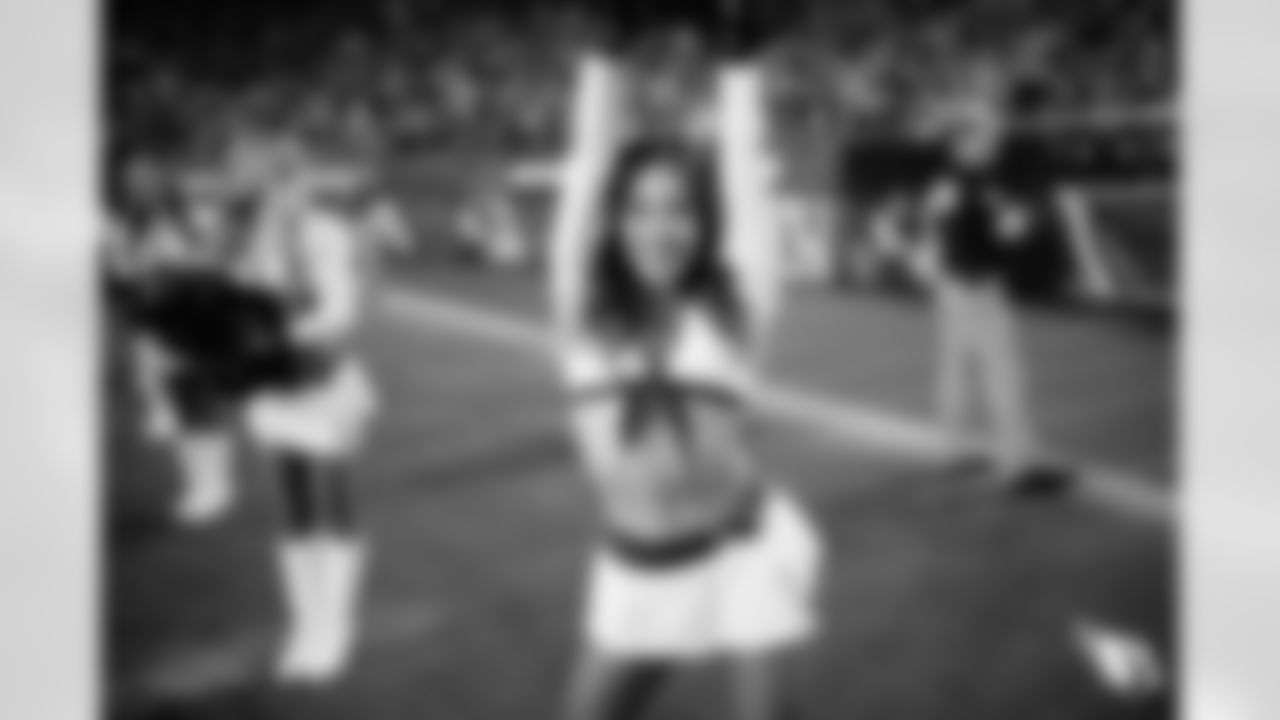 The Arizona Cardinals Cheerleaders during the game against the New England Patriots on Monday, Dec. 12, 2022 in Glendale, AZ.