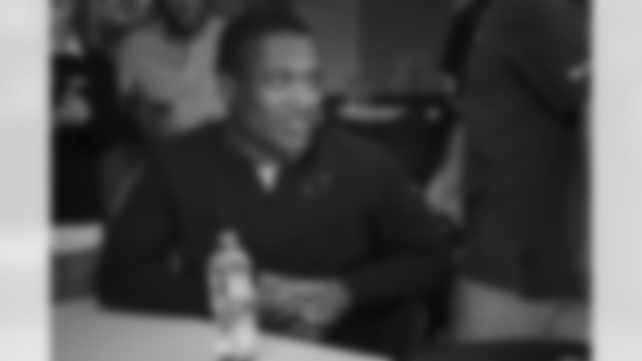Arizona Cardinals Defensive Quality Control Coach Ronald Booker meets with the media on Thursday, March 9, 2023 in Tempe, AZ.