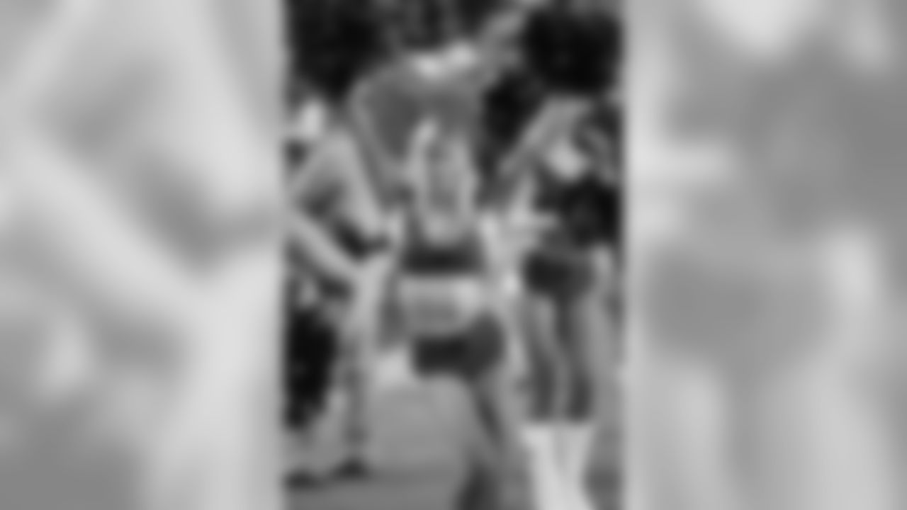 Images of Cardinals cheerleader Coley from the 2018 season