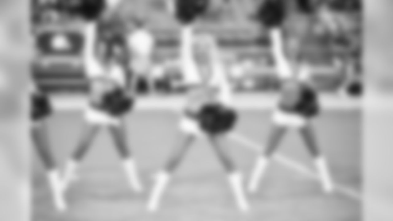 Images of the Cardinals cheerleaders during Thursday's preseason opener