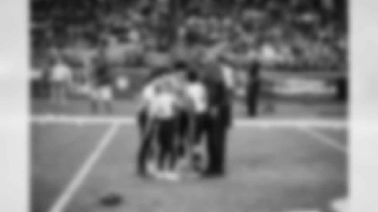 Youth Flag football at halftime during the 2023 preseason game between the Arizona Cardinals and the Denver Broncos on Friday, Aug 11, 2023 in Glendale, AZ.