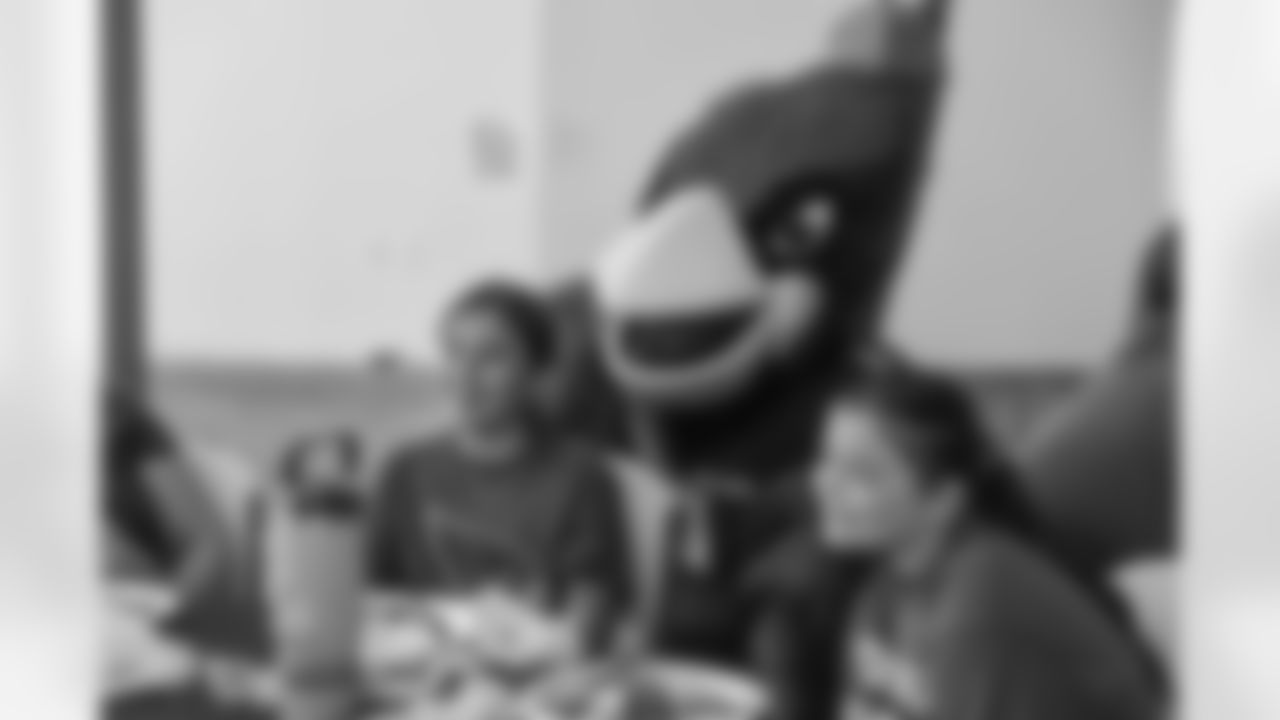 The Arizona Cardinals host a football camp for the Girl Scouts Arizona Cactus-Pine on Sunday, October 22, 2023 in Phoenix, AZ.