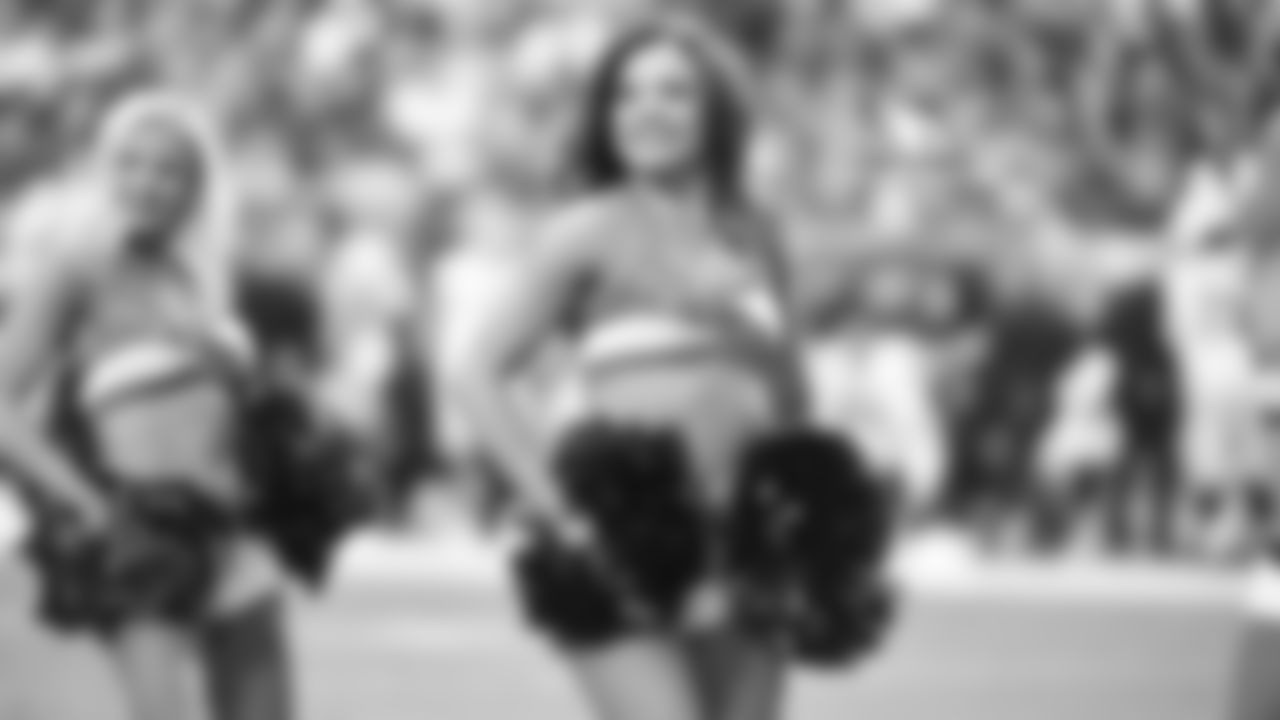 Images of Cardinals cheerleader Brittni during the 2018 season