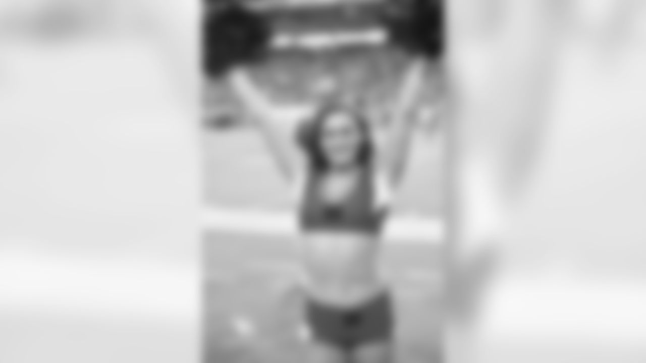Images of Cardinals cheerleader Karli from the 2018 season