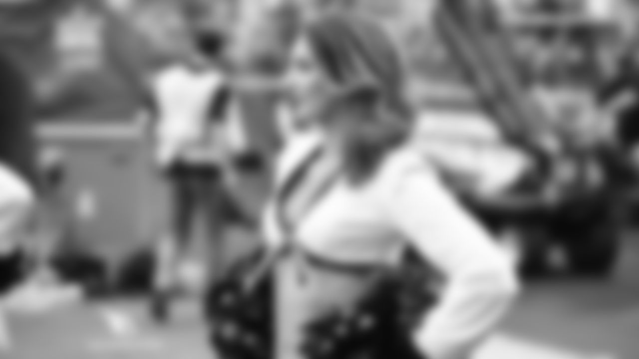 Images of Cardinals cheerleader Skye during the 2018 season