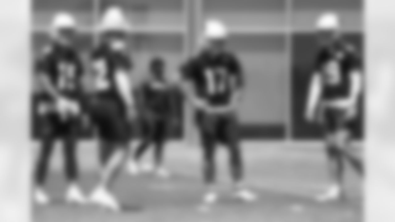 Arizona Cardinals quarterback Kyler Murray (1) during Week 1 of the OTA offseason program at the Dignity Health Training Facility on Thursday, May 25, 2023 in Tempe, AZ.