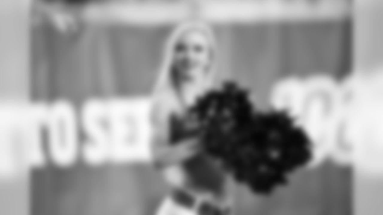 Images of Cardinals cheerleader Brenan during the 2019 season