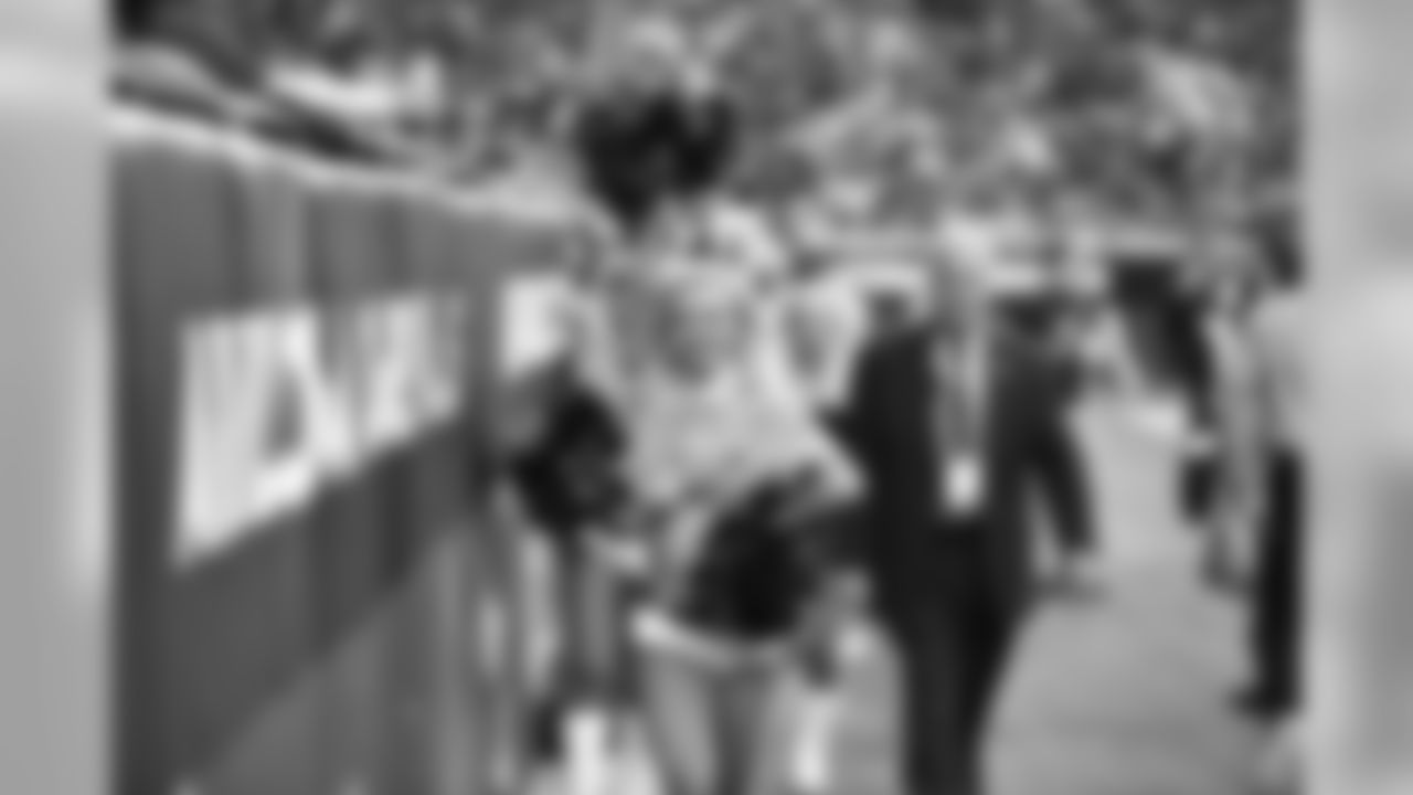 Images of Cardinals cheerleader Brenan during the 2019 season