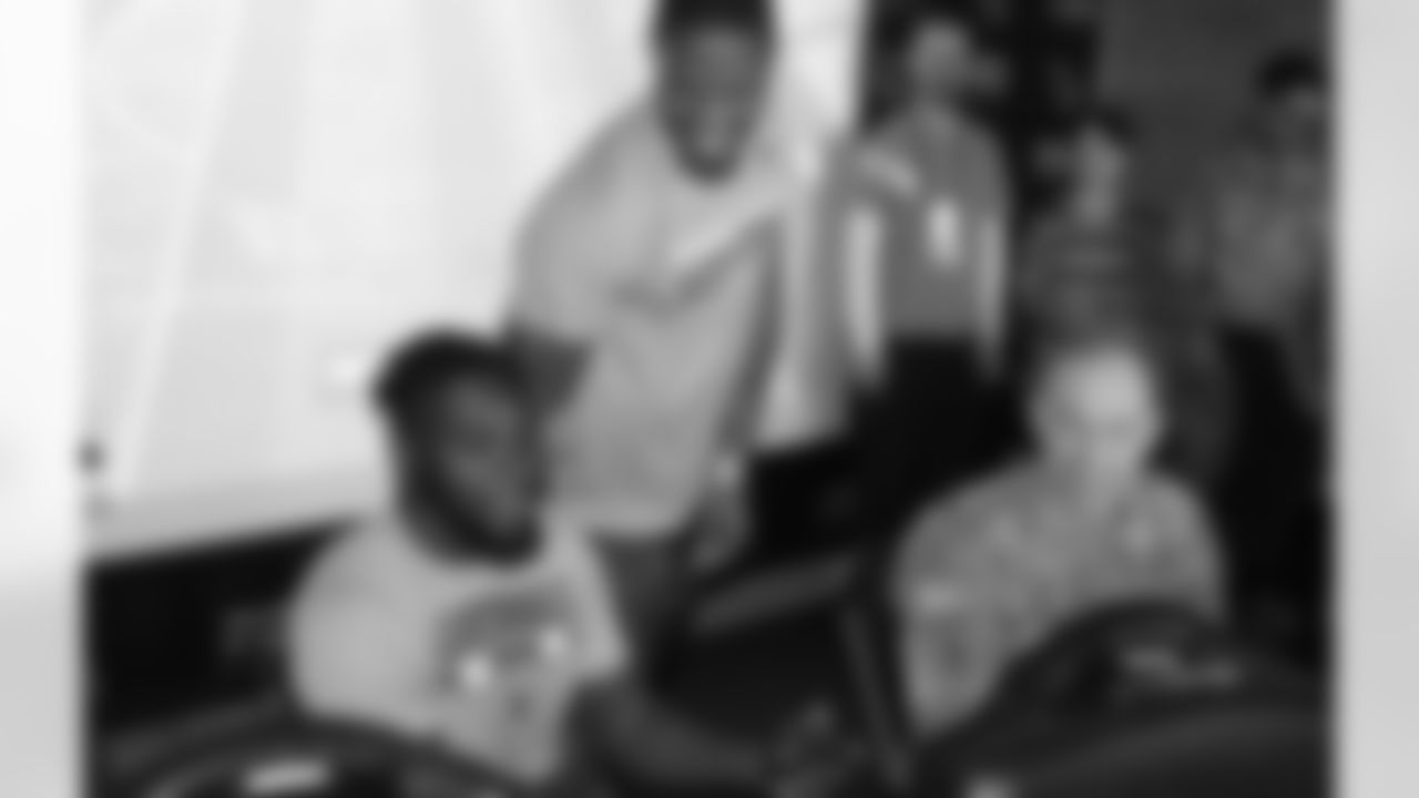 RB T.J. Logan and RB David Johnson