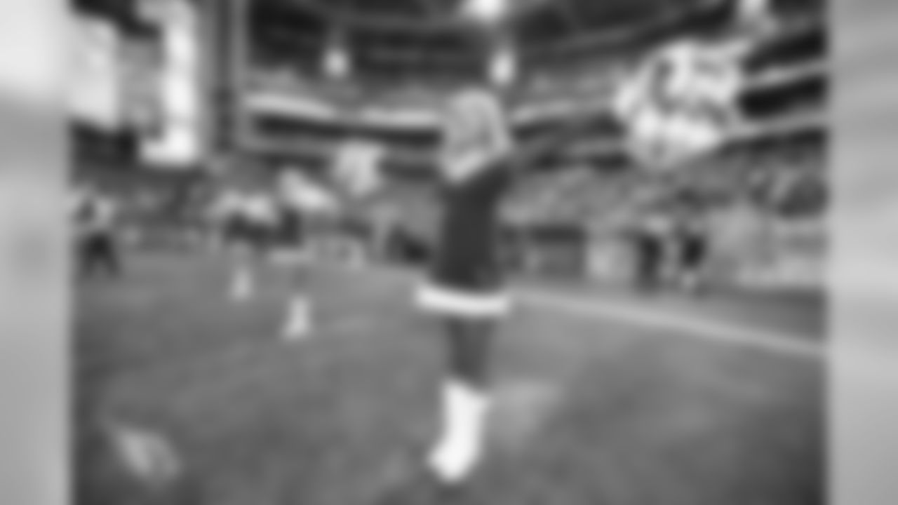 Images of Cardinals cheerleader Shelby during the 2019 season