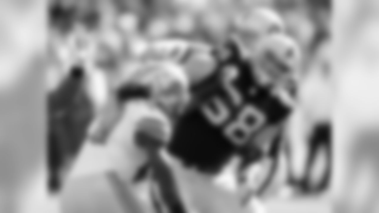 Blocking Detroit's Willie Young in 2012.