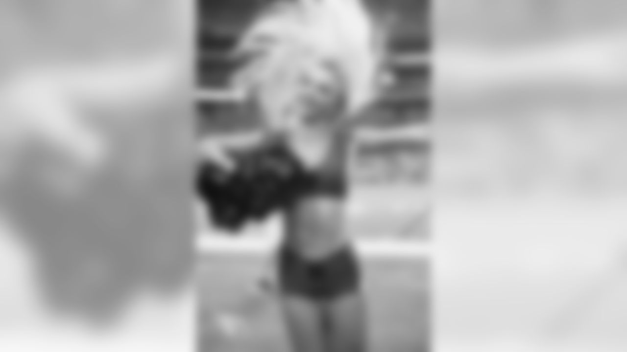 Images of Cardinals cheerleader Brenan during the 2019 season