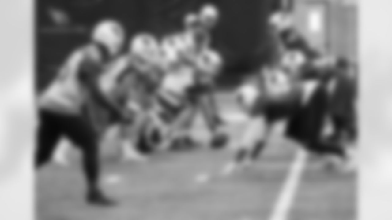 At the line of scrimmage