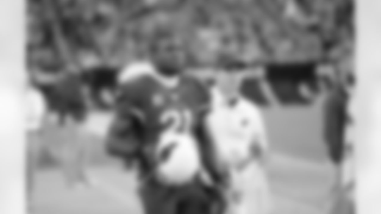 CB Patrick Peterson on the sidelines against the Colts.
