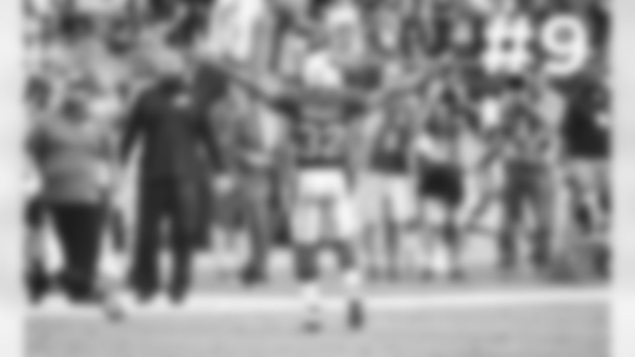 S Tyrann Mathieu after a stop