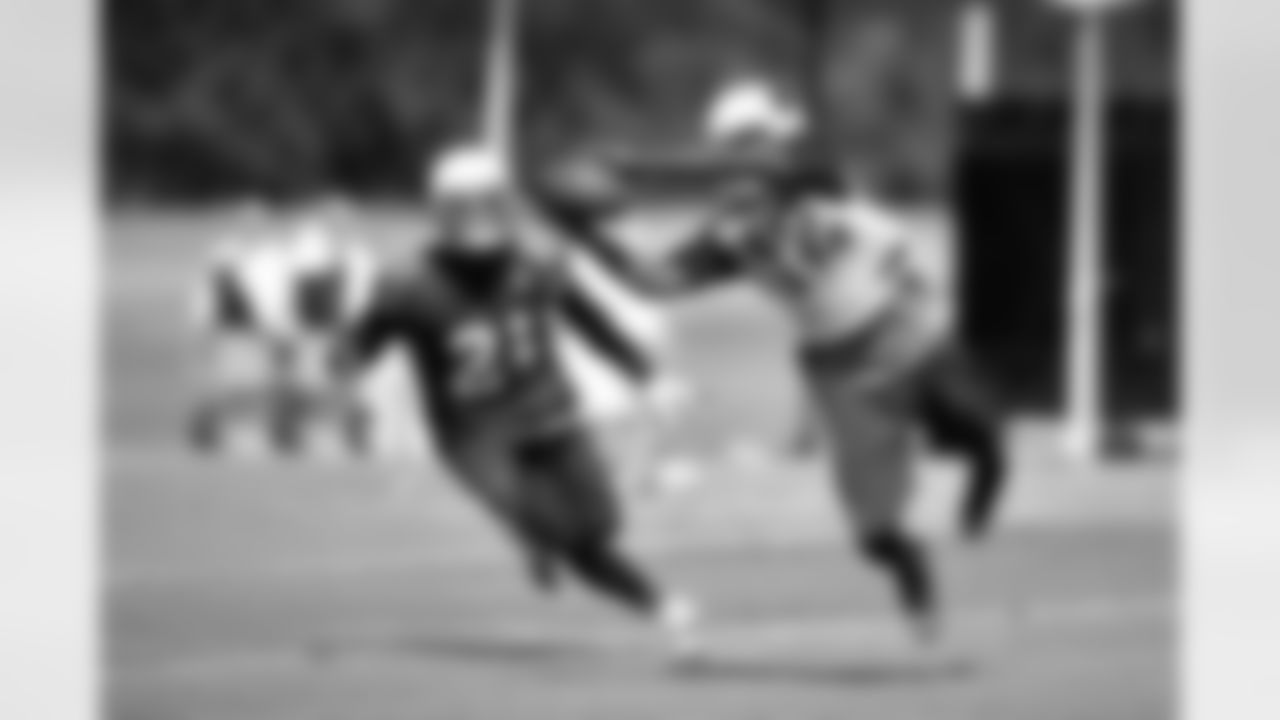 Andre Roberts makes catch in front of Patrick Peterson