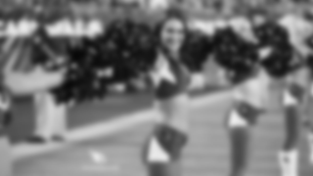 Images of Cardinals cheerleader Nikki during the 2018 season