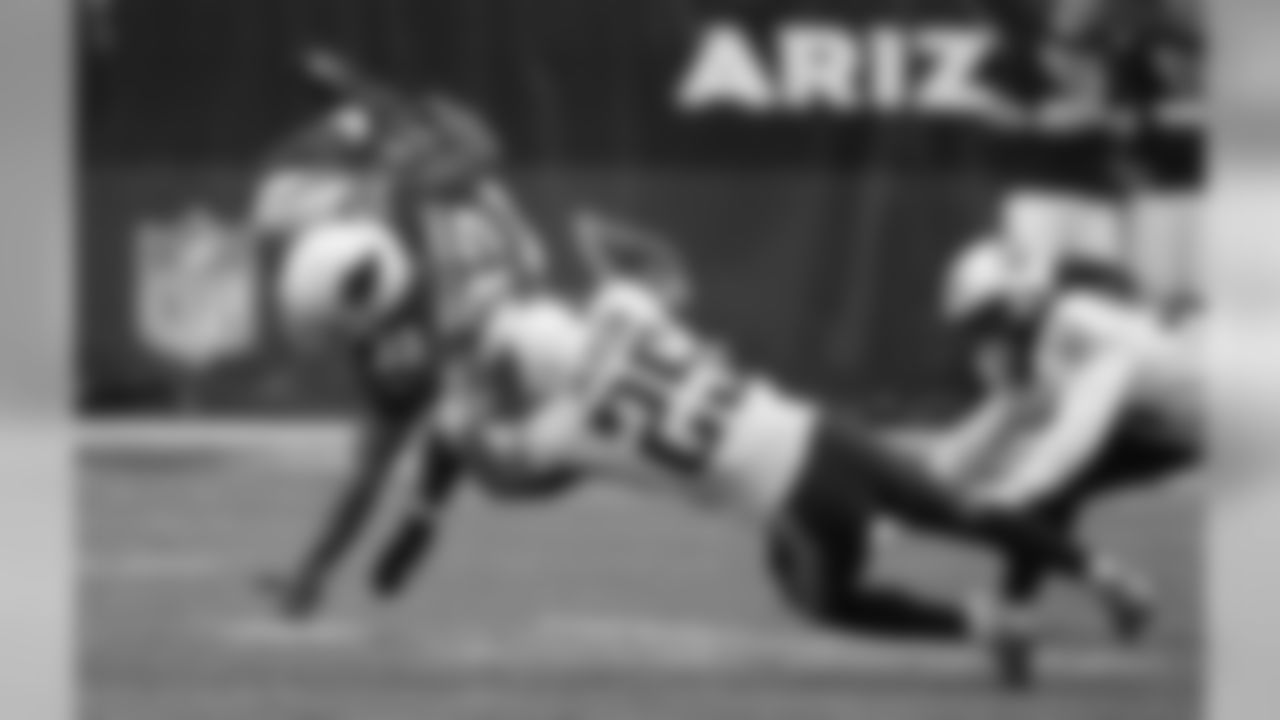 Cardinals RB Kerwynn Williams fights for yardage