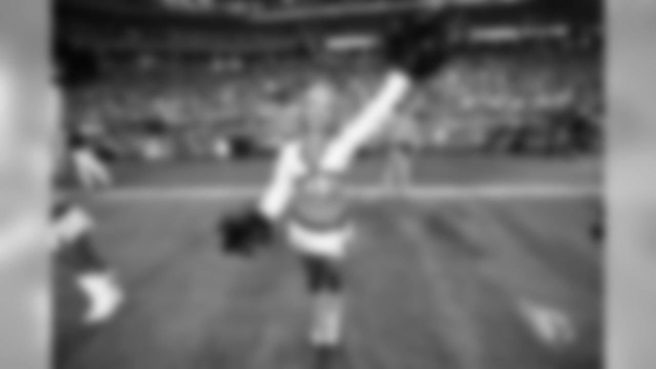 Images of Cardinals cheerleader Danielle from the 2019 season