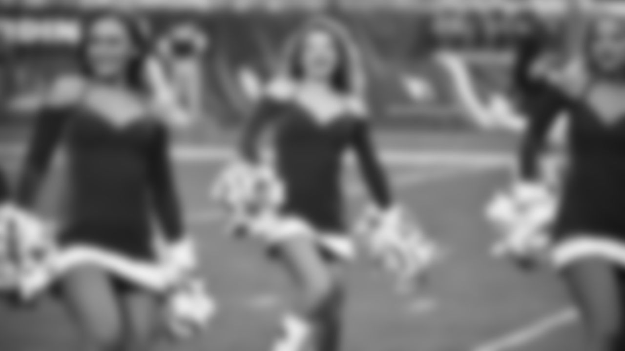 Images of Cardinals cheerleader Alexis from the 2018 season