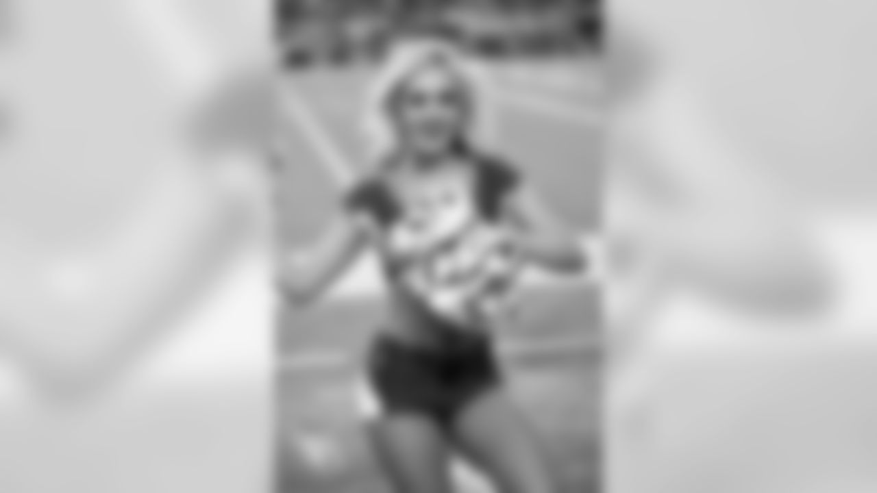 Images of Cardinals cheerleader Shelby during the 2019 season