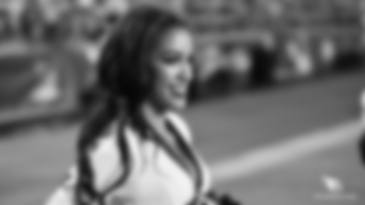 Images of Cardinals cheerleader Darian from the 2018 season