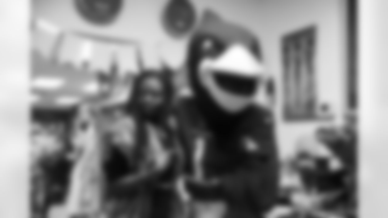 The Arizona Cardinals provide meals to Black-owned business Grassrootz Bookstore to celebrate Black History Month on Friday, Feb. 17, 2023 in Phoenix, AZ.
