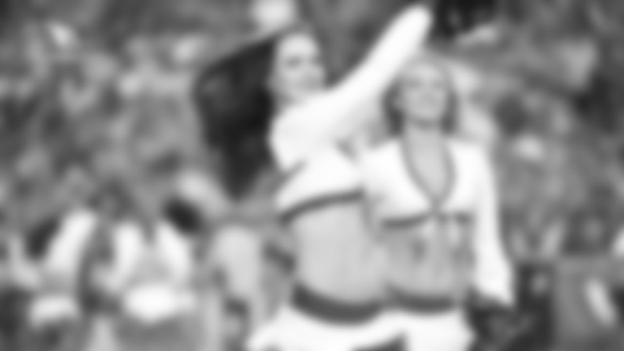Images of Cardinals cheerleader Shae from the 2018 season