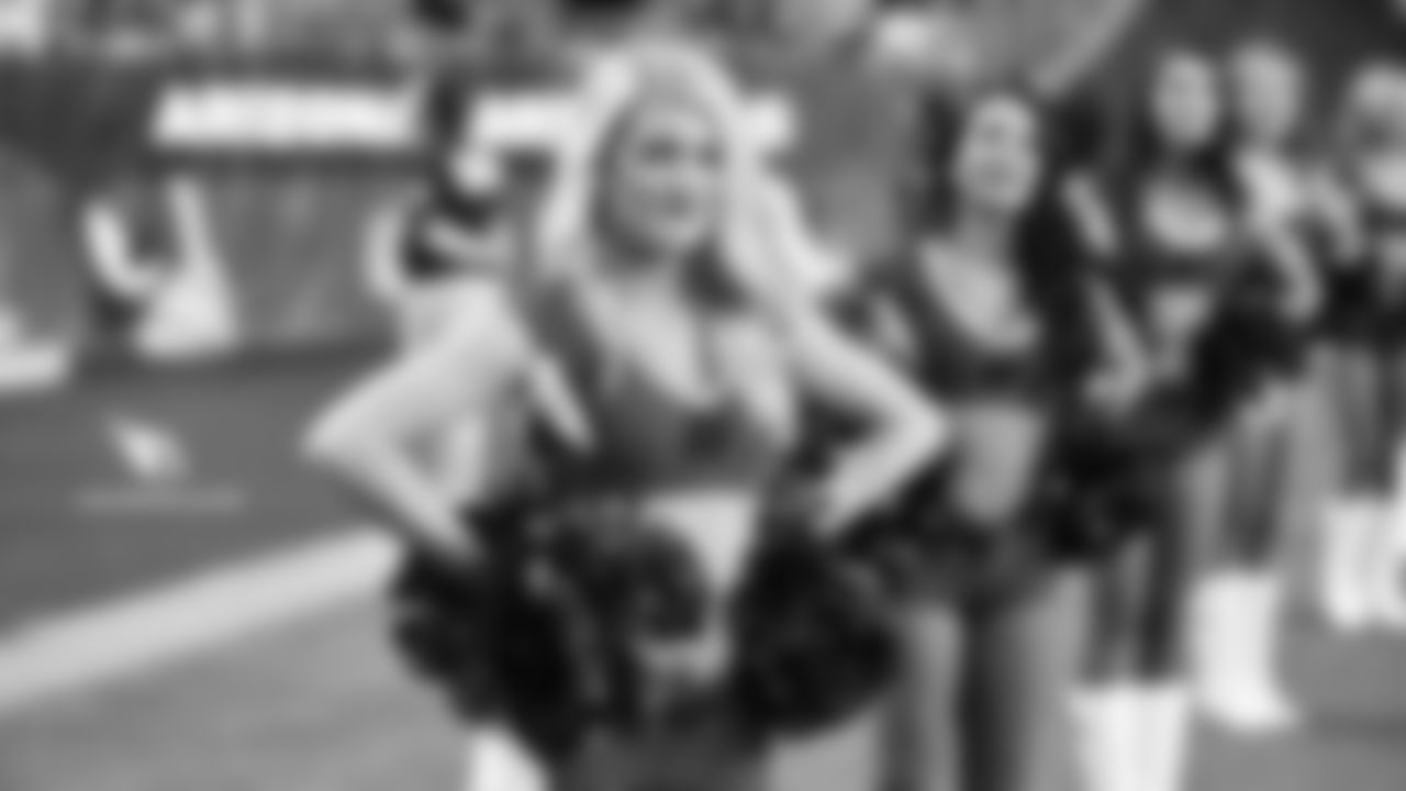 Images of Cardinals cheerleader Shasta from the 2018 season