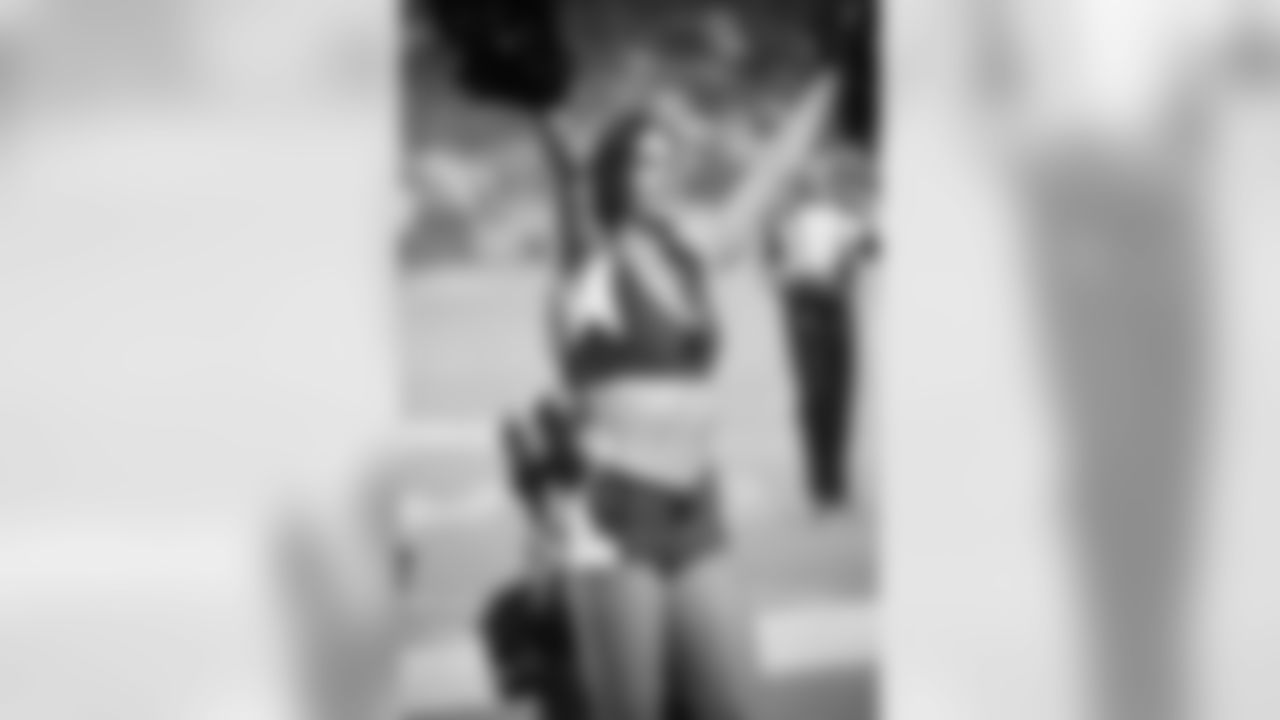 Images of Cardinals cheerleader Brynn during the 2019 season.