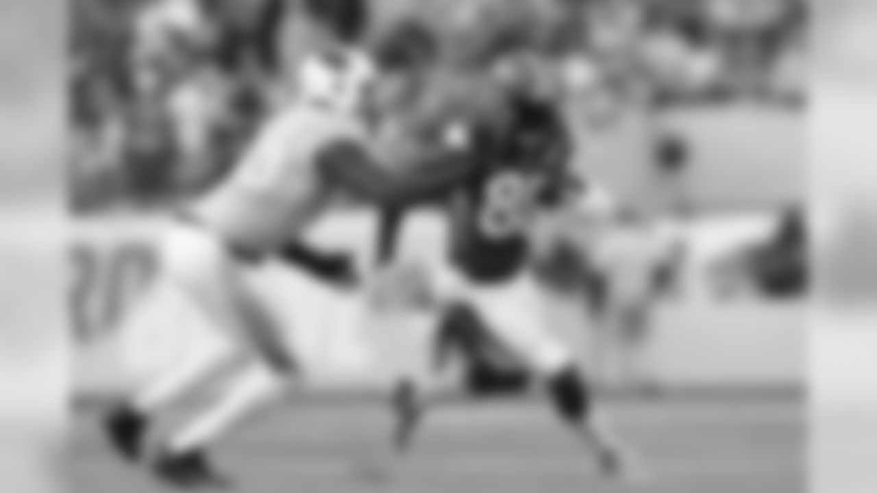 Browns wide receiver Jarvis Landry (80) runs after the catch in front of Cardinals linebacker Chandler Jones (55) during the NFL Pro Bowl football game, Sunday, Jan. 26, 2020, in Orlando, Fla.