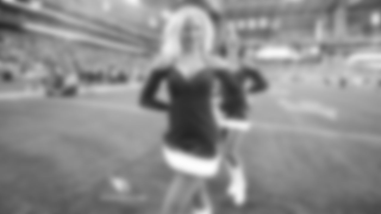 Images of Cardinals cheerleader Coley from the 2018 season
