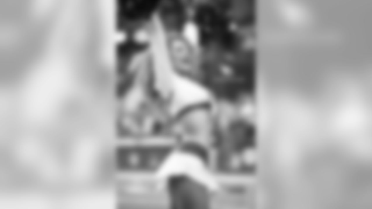 Images of Cardinals cheerleader Alexis from the 2018 season