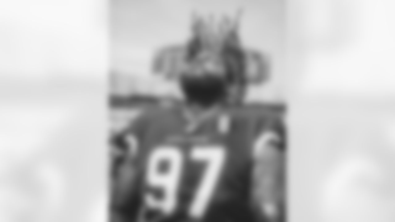 DT Jordan Phillips before the game.