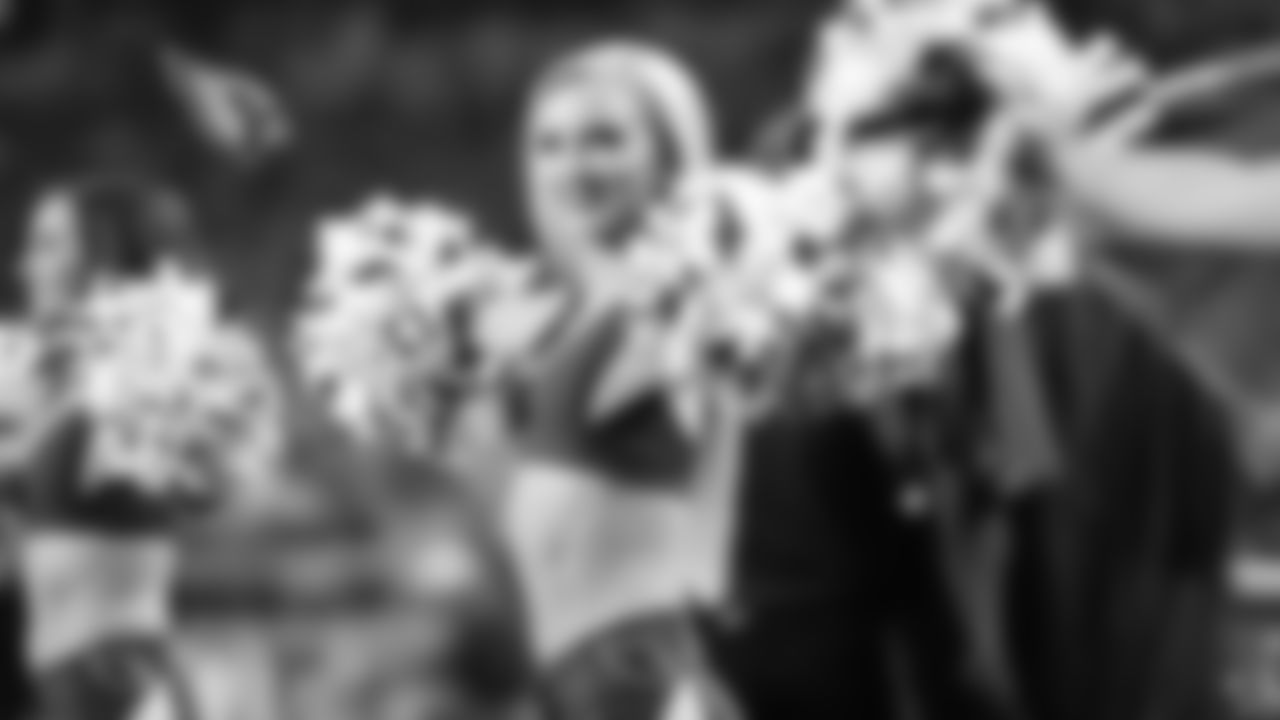 Images of Cardinals cheerleader Brenan during the 2019 season