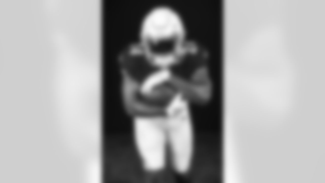 Arizona Cardinals running back Darrel Williams (24) poses for a photo during Cardinals Media Day on Monday, June 13, 2022 in Tempe, AZ.