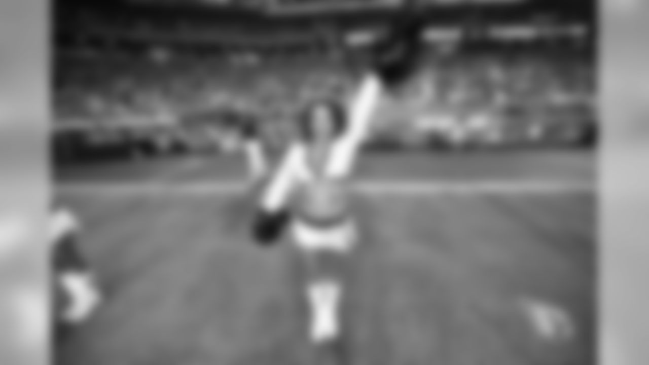 Images of Cardinals cheerleader Alexis during the 2019 season