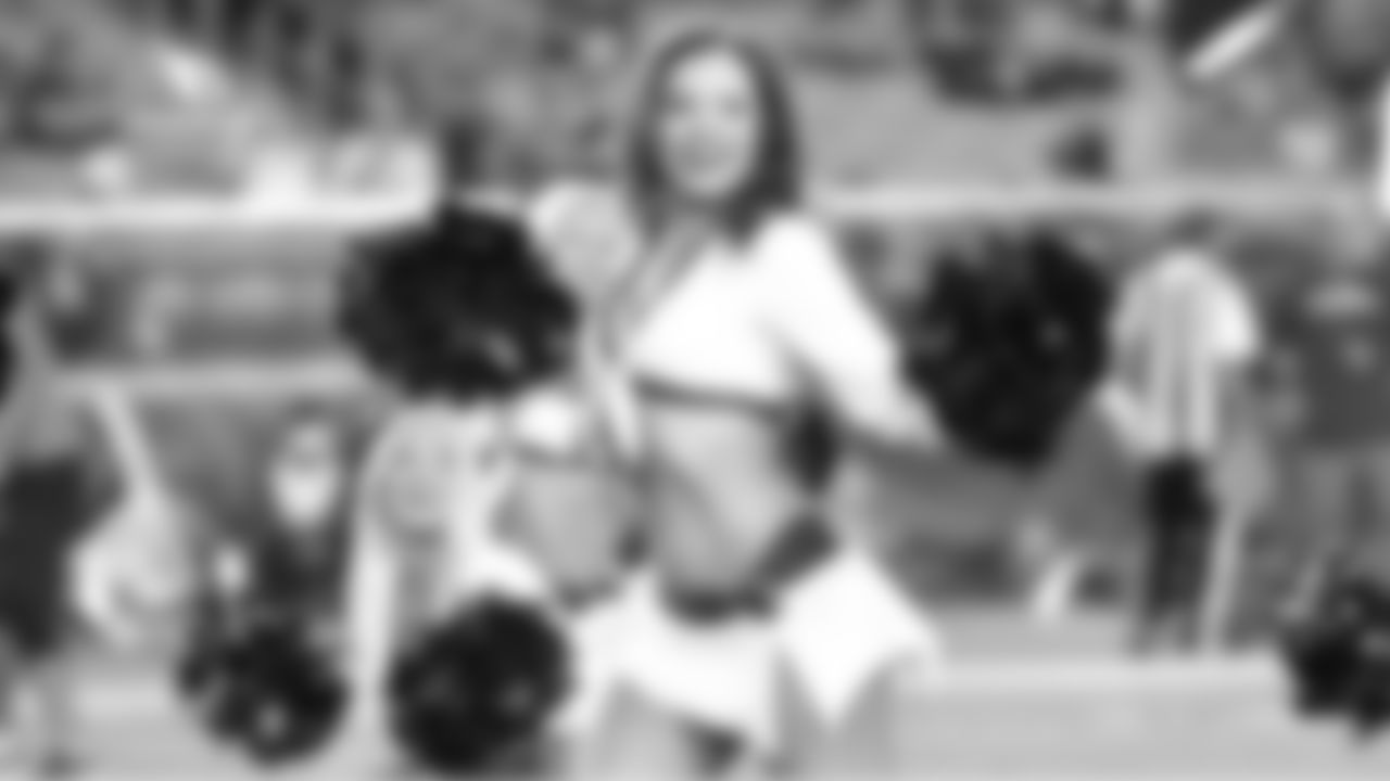 Images of Cardinals cheerleader Brittni during the 2018 season