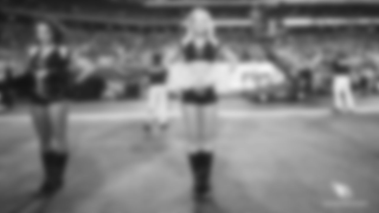Images of Cardinals cheerleader Darby during the 2018 season