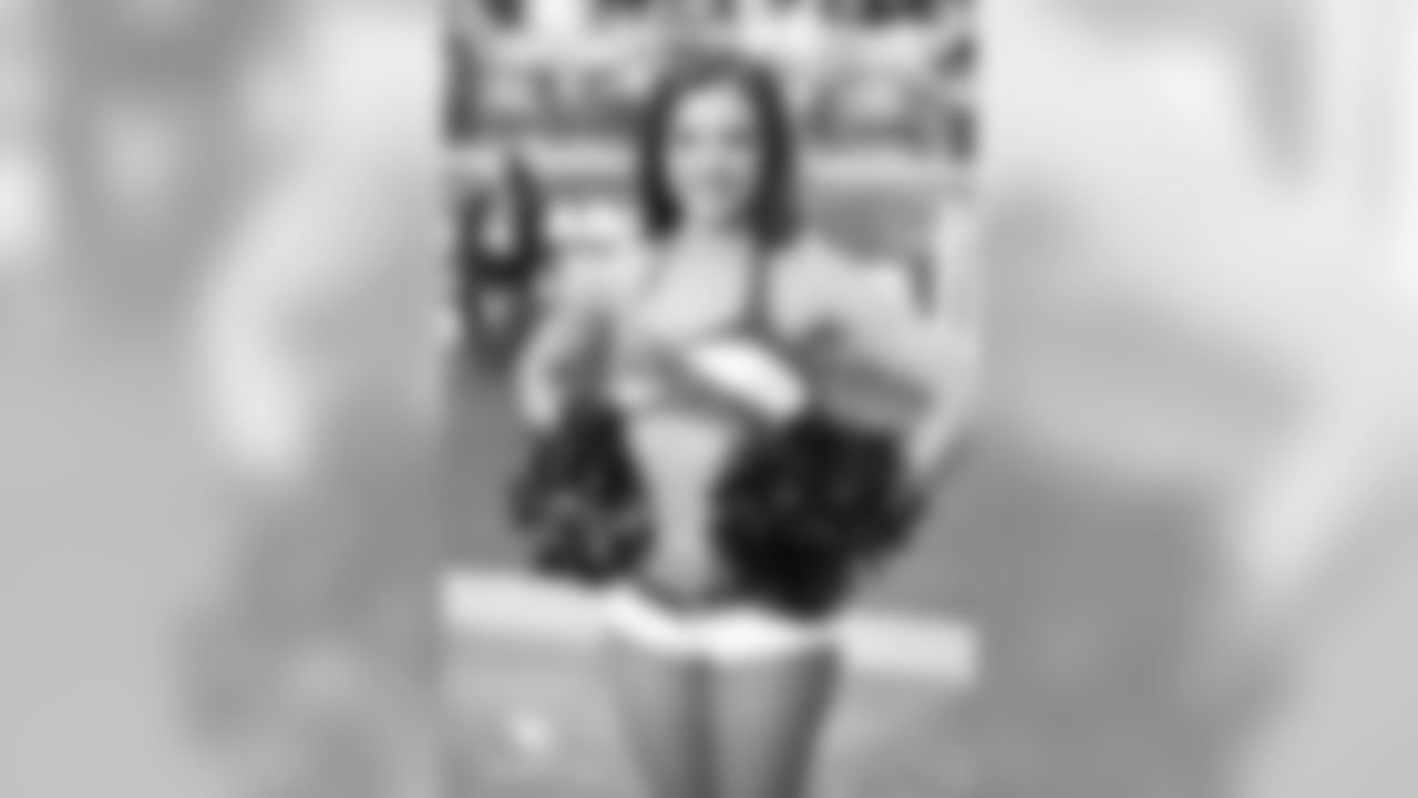 Images of Cardinals cheerleader Brittni during the 2018 season
