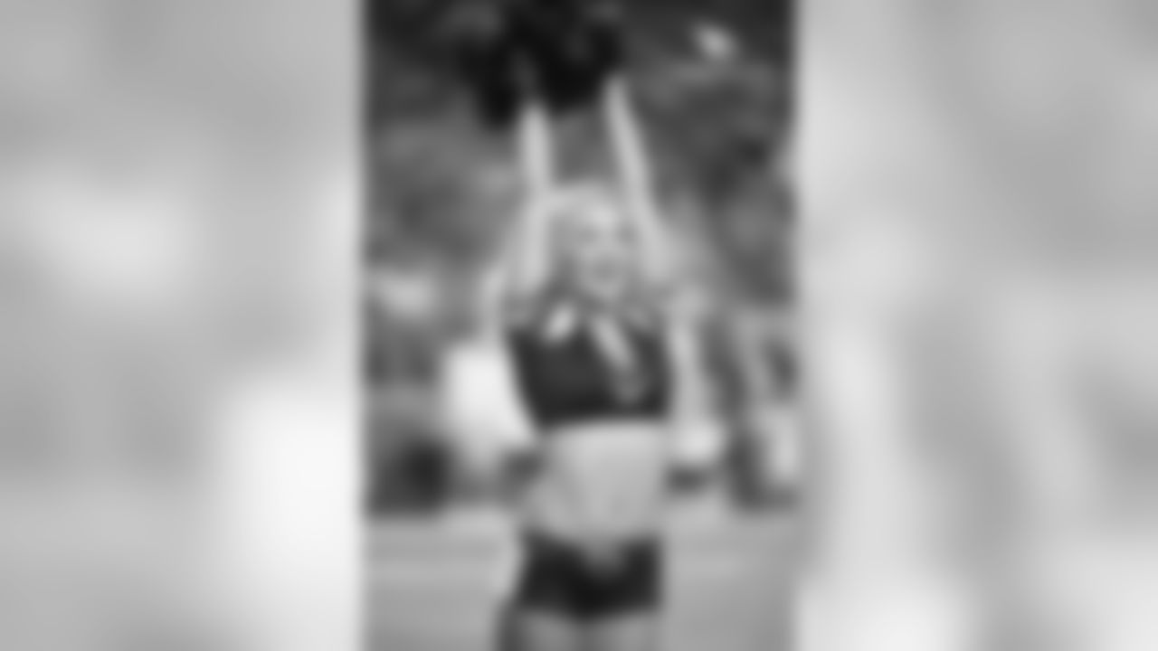 Images of Cardinals cheerleader Melody from the 2018 season