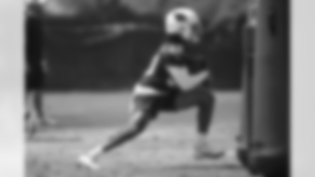 Arizona Cardinals running back Keaontay Ingram (30) practices during Week 3 of the OTA offseason program on Thursday, June 9, 2022 in Tempe, AZ.