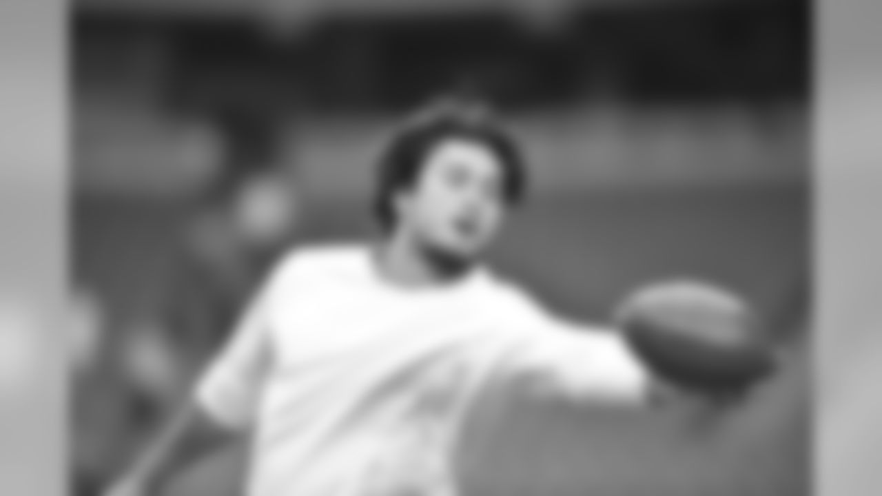 TE Rob Housler makes a one-handed catch before the Rams game