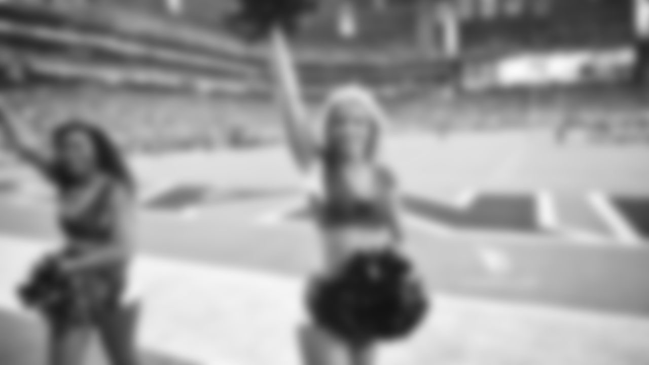 Images of Cardinals cheerleader Darby during the 2018 season