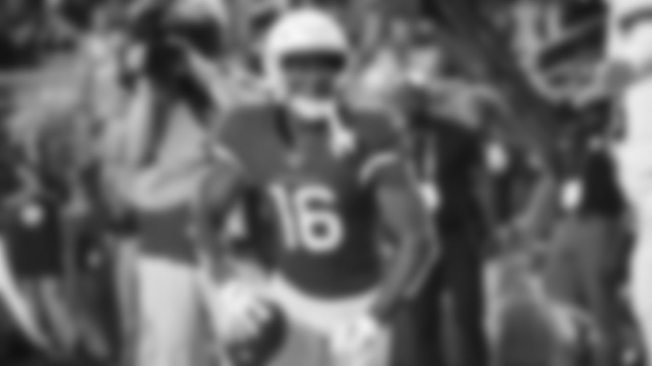 WR Trent Sherfield celebrates his touchdown catch