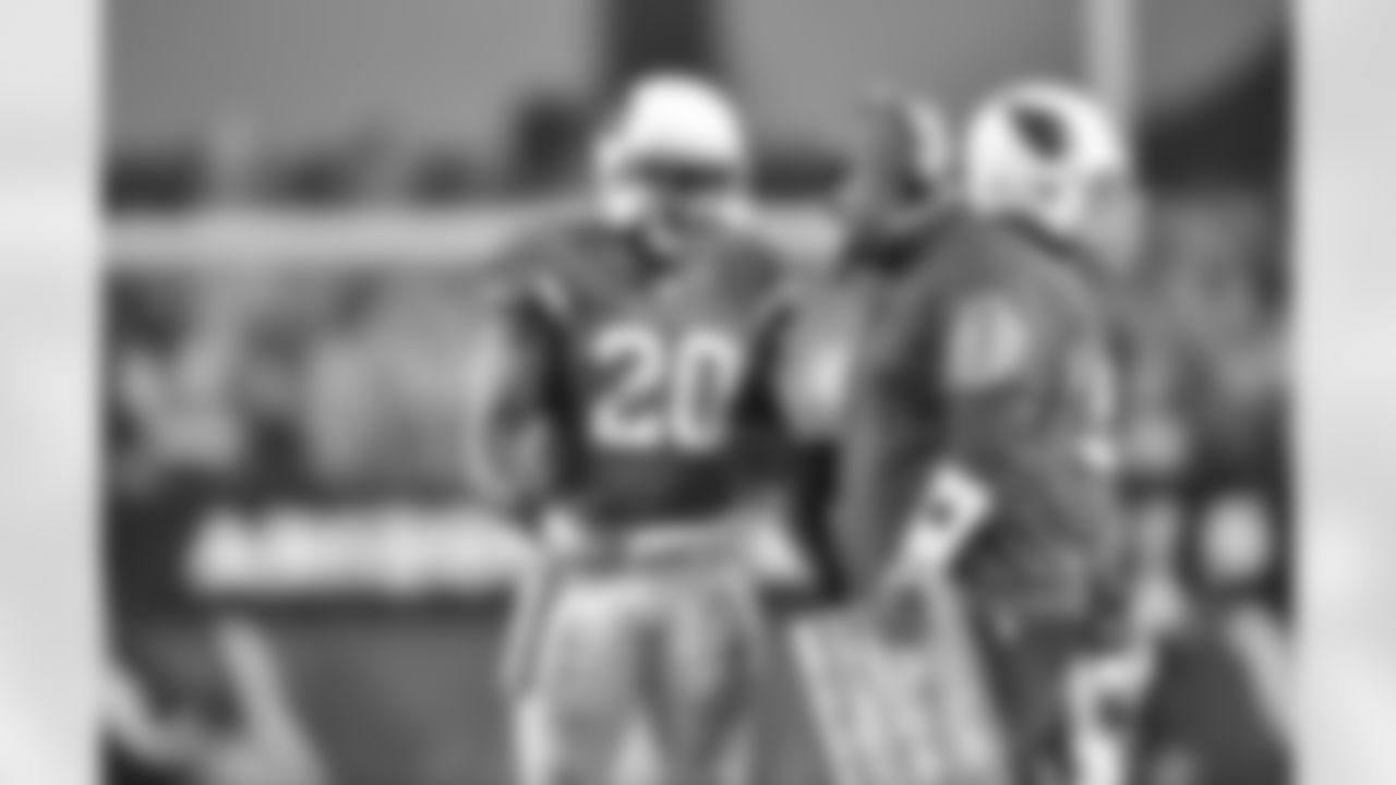 S Deone Bucannon (left) with DC James Bettcher