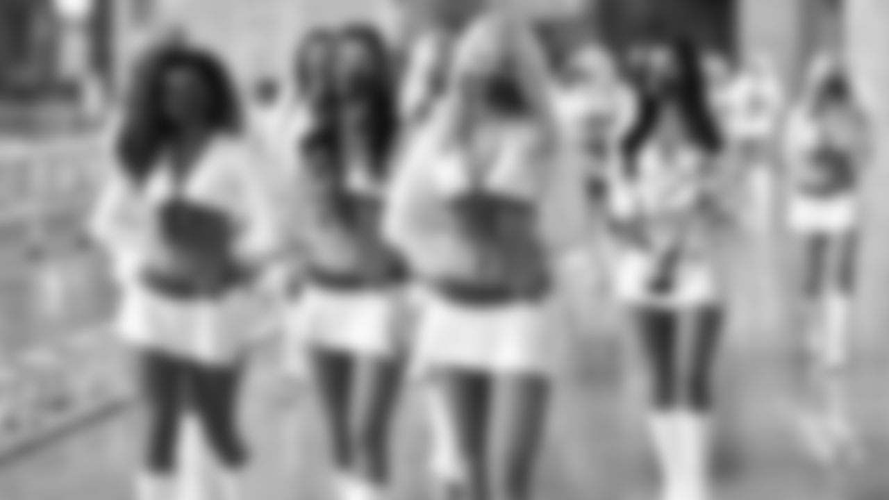 Images of the Cardinals cheerleaders during the Week 3 matchup against the Lions.