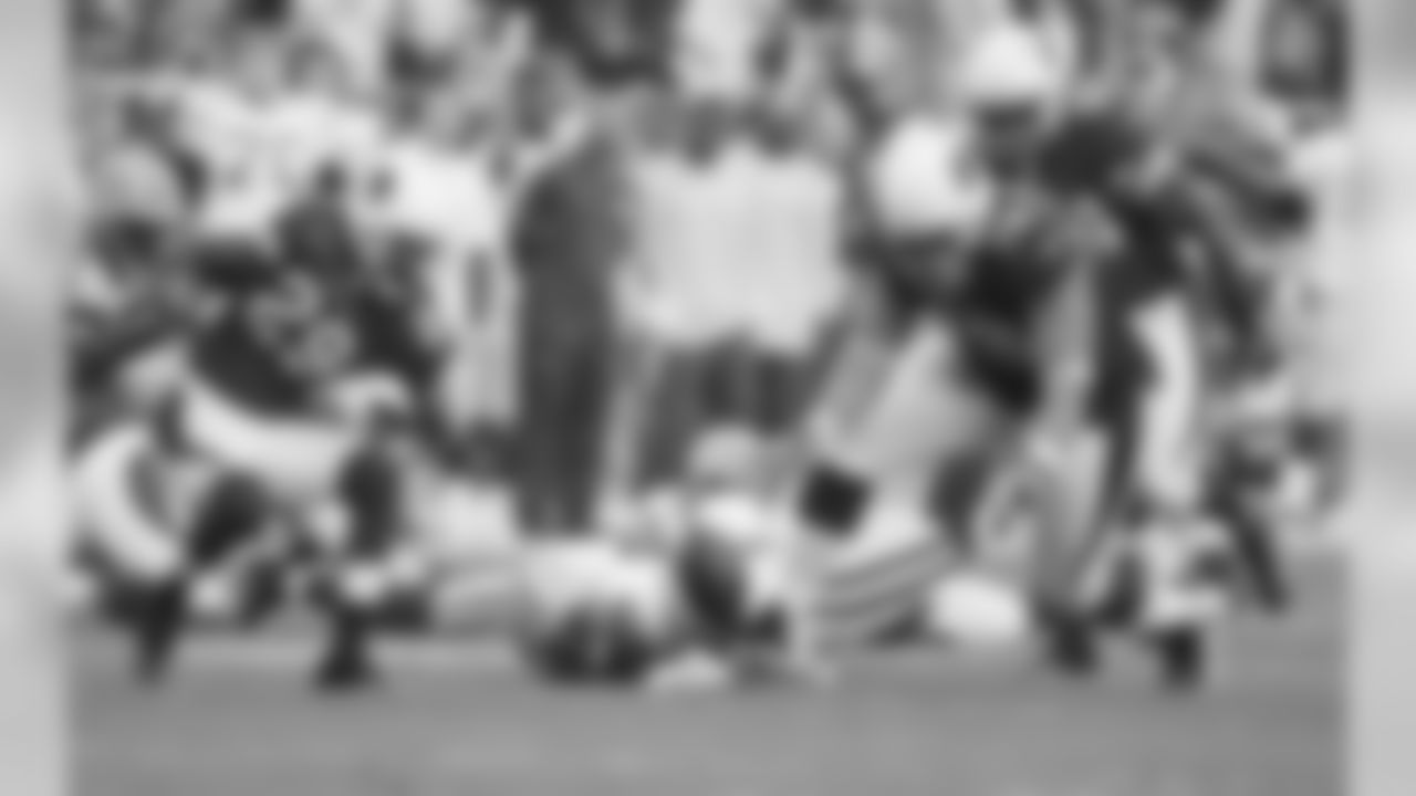 DT Alan Branch chases a fumble