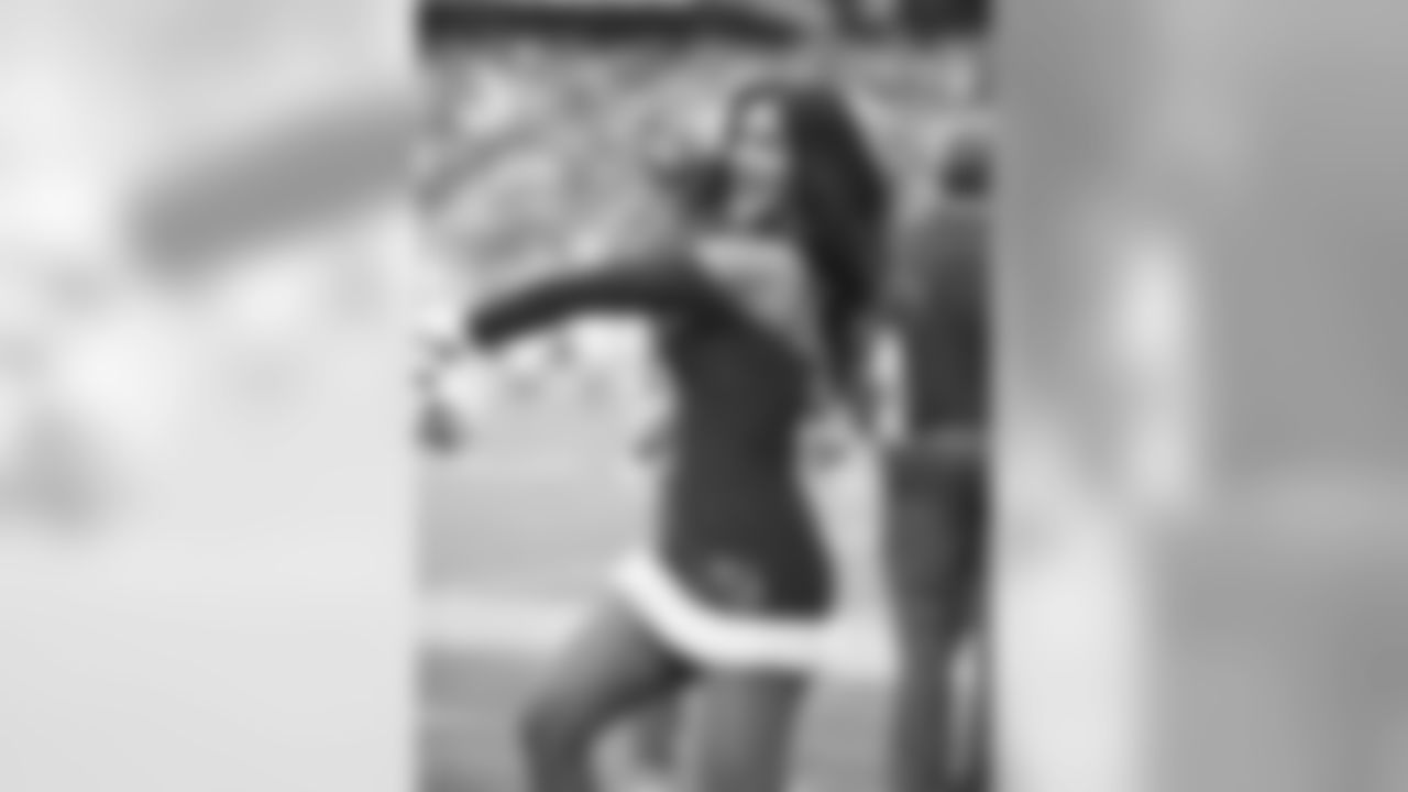 Images of Cardinals cheerleader Vanessa during the 2019 season