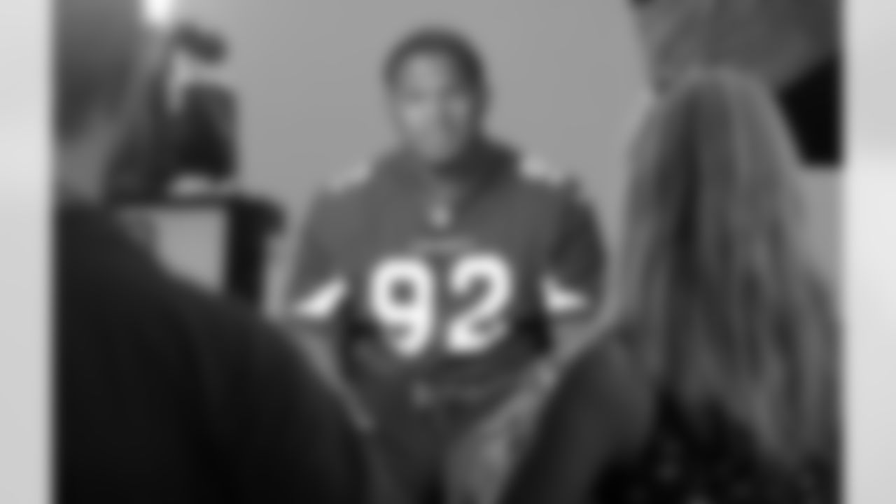 DT Dan Williams does his "Sunday Night Football" intro